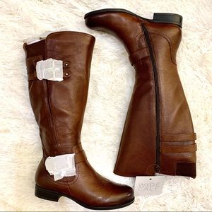 naturalizer jessie leather tall boots